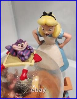 Disney Alice in Wonderland Musical Snow globe 50th Anniversary For Parts/repair