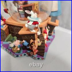 Disney Alice in Wonderland Musical Snow globe 50th Anniversary For Parts/repair