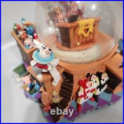 Disney Alice in Wonderland Musical Snow globe 50th Anniversary For Parts/repair