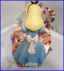 Disney Alice in Wonderland Musical Snow globe 50th Anniversary For Parts/repair