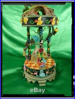 Disney Alice in Wonderland Snow globe Music Box & Light Up 25th anniversary