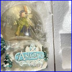 Disney Anastasia Crossroads Snow Globe San Francisco Music Box Journey To Past