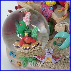 Disney Ariel Little Mermaid Under The Sea Musical Snowglobe Multi Globes