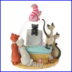 Disney Aristo Cats Marie Kiss me Cat Music Box Snow Globe DomeFigure Cheshire