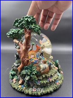 Disney BAMBI Musical Motion Snow Globe Little April Showers Works with Box