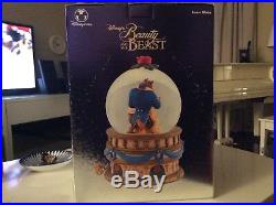 Disney Beauty And The Beast Musical Snow Globe Plays Beauty and the Beast NEW