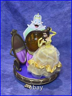 Disney Beauty & Beast Belle Wardrobe Musical Snow Globe RARE