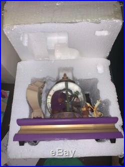 Disney Beauty & Beast Musical MOTION Snow Globe Something There 1991 VINTAGE