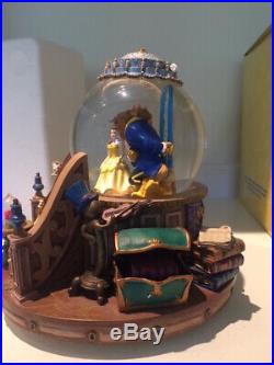 Disney Beauty & The Beast Snow Globe/Music Box