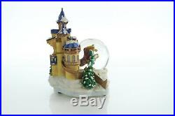 Disney Beauty and The Beast Musical Snow Globe Castle A2-22