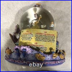 Disney Beauty and the Beast Bella Musical Spinning Snow Globe