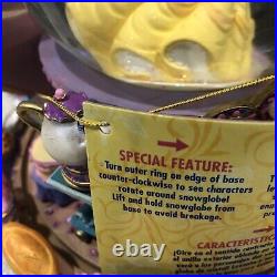 Disney Beauty and the Beast Bella Musical Spinning Snow Globe