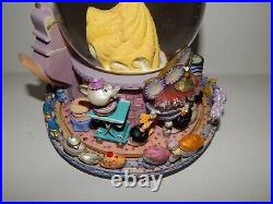 Disney Beauty and the Beast Belle Musical Snow Globe Be Our Guest