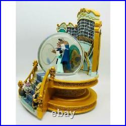 Disney Beauty and the Beast Musical Snow Globe Belle Library Rare 1991 Figure