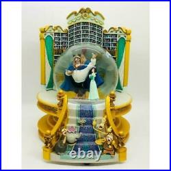 Disney Beauty and the Beast Musical Snow Globe Belle Rare Retro 1991 Figure Used
