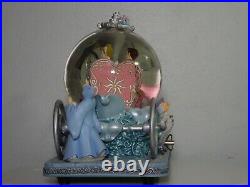 Disney Cinderella 50th Anniversary SO THIS IS LOVE Snow Globe Music Box