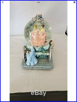 Disney Cinderella 50th Anniversary So This Is Love Musical Carriage Snow Globe