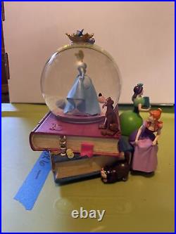 Disney Cinderella Books Snow Globe Dream is a Wish Your Heart Makes Music Box
