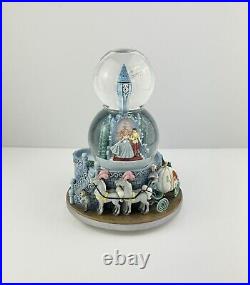 Disney Cinderella Double Snow Globe A Dream Is A Wish Your Heart Makes Music Box