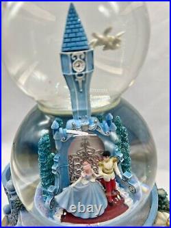 Disney Cinderella Music Box Double Snow Globe A Dream Is A Wish Your Heart Makes