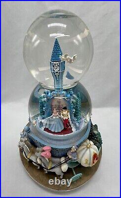 Disney Cinderella Music Box Double Snow Globe A Dream Is A Wish Your Heart Makes