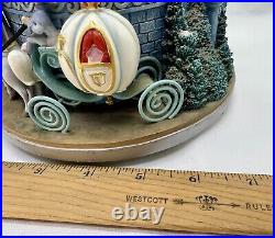 Disney Cinderella Music Box Double Snow Globe A Dream Is A Wish Your Heart Makes