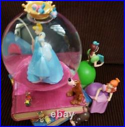 Disney Cinderella Musical Snow Globe Plays A Dream Is A Wish Your Heart Makes