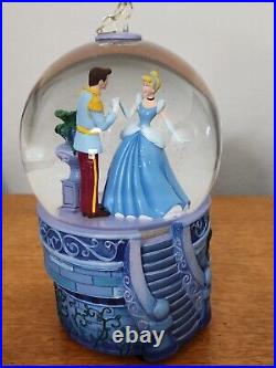 Disney Cinderella Musical Spinning Water Globe SO THIS IS LOVE