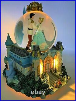 Disney Cinderella Prince Castle Light Musical Snow Globe