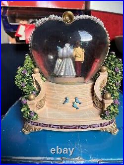 Disney Cinderella Wedding Musical Snow Globe So this is Love Vintage