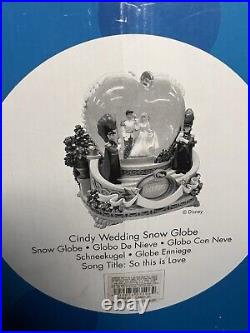 Disney Cinderella Wedding Musical Snow Globe So this is Love Vintage