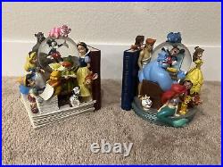 Disney Classics Vol 1 & 11 Through the Years Musical Snow Globe Bookend