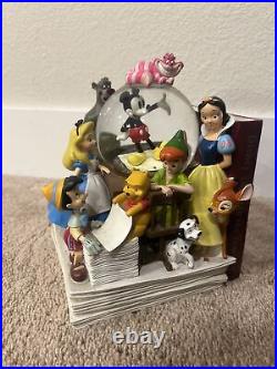 Disney Classics Vol 1 & 11 Through the Years Musical Snow Globe Bookend