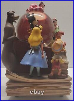 Disney Classics Vol 1 Through the Years Musical Snow Globe & Bookend