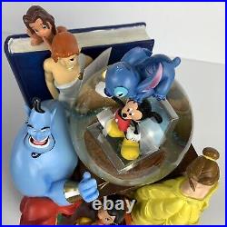 Disney Classics Vol 2 Through the Years Musical Snow Globe & Bookend