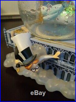 Disney Collectible Peter Pan Snow Globe You Can Fly Big Ben Clock Tower Music