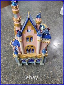 Disney Collectors RARE Disneyland 50th Anniversary Musical Castle Snow globe