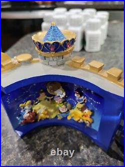 Disney Collectors RARE Disneyland 50th Anniversary Musical Castle Snow globe