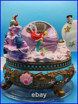 Disney D23 Expo Japan 2018 Ariel Little Mermaid Large Snow Globe Music Box