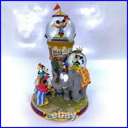 Disney Direct Mickeys Big Top Circus Musical Snowglobe Multi Globe Goofy Minnie