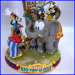 Disney Direct Mickeys Big Top Circus Musical Snowglobe Multi Globe Goofy Minnie