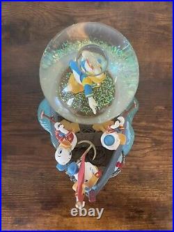 Disney Donald Duck Huey, Dewey & Louie Musical Snow Globe The Sea Scout