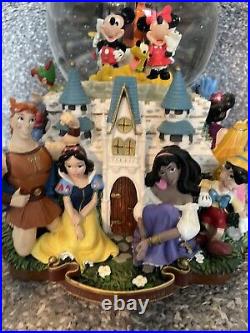 Disney Double Snow Globe A Dream Is A Wish Your Heart Makes Music Works