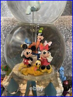 Disney Double Snow Globe A Dream Is A Wish Your Heart Makes Music Works