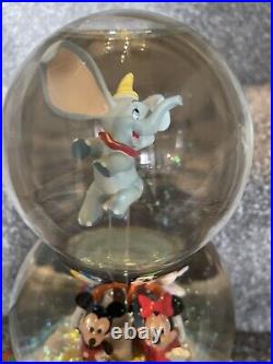 Disney Double Snow Globe A Dream Is A Wish Your Heart Makes Music Works