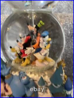 Disney Double Snow Globe A Dream Is A Wish Your Heart Makes Music Works