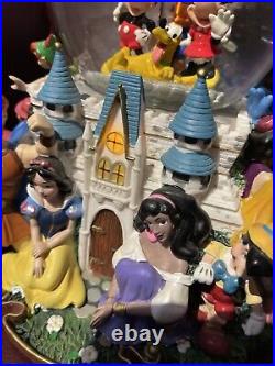 Disney Double Snow Globe A Dream Is A Wish Your Heart Makes Music Works