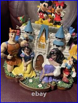 Disney Double Snow Globe A Dream Is A Wish Your Heart Makes Music Works