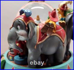 Disney Dumbo Animated Musical'Entry of the Gladiators' Snow Globe with Box