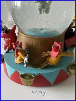 Disney Dumbo Snow Globe Music Tune Entry Of The Gladiators Rare